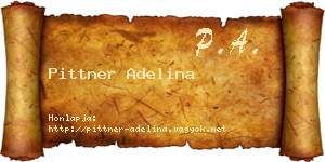 Pittner Adelina névjegykártya